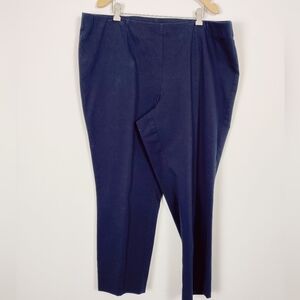 INC International Concepts Women's Trousers Pants in Blue Size 18W Office Career